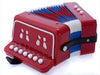 D’Luca Child Button Accordion Red