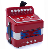 D’Luca Child Button Accordion Red