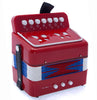 D’Luca Child Button Accordion Red