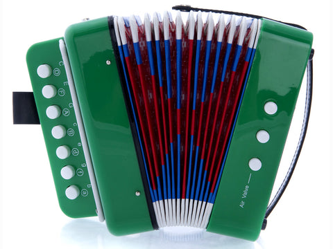 D’Luca Child Button Accordion Green