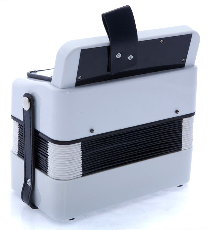 D’Luca Child Button Accordion White