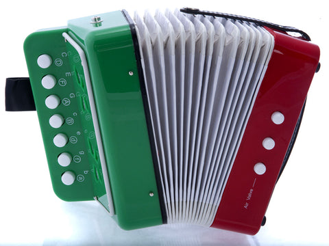 D’Luca Child Button Accordion Mexican Flag