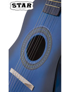 Star Kids Acoustic Toy Guitar 23 Inches Blue Color,