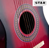 Star Kids Acoustic Toy Guitar 23 Inches Red Color