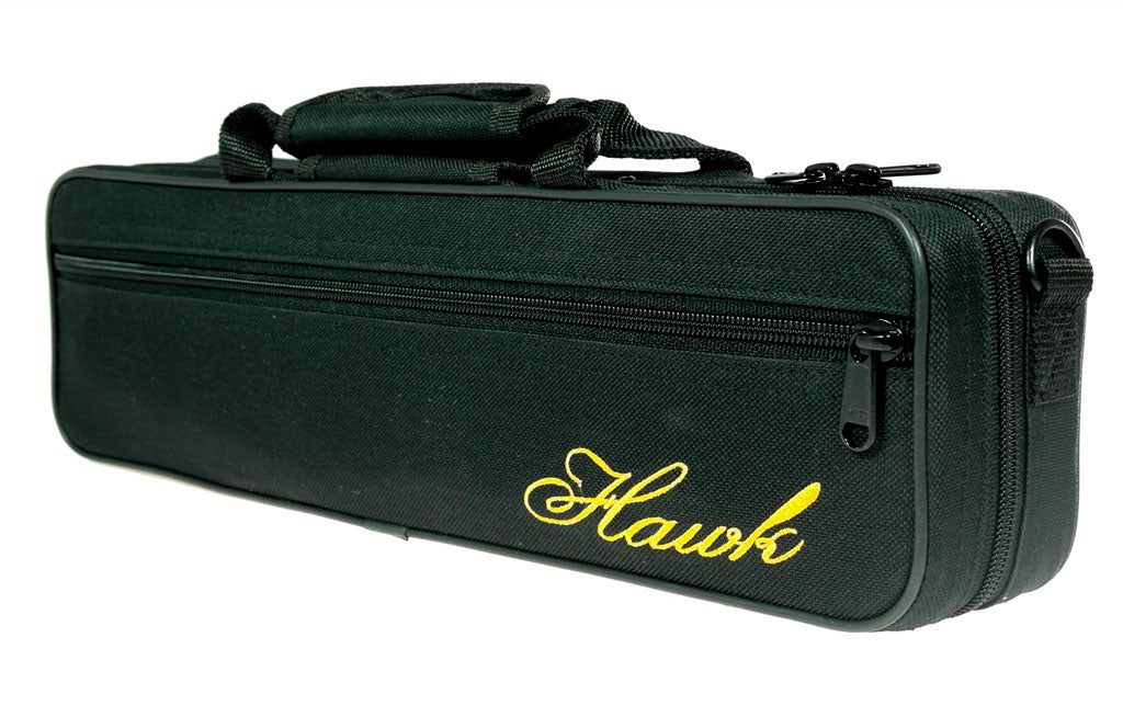 Hawk Color Closed Hole C Flute Black with Case
