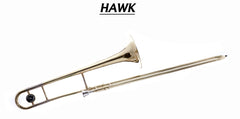 Hawk Gold Lacquer Slide Bb Trombone with Case and Mouthpiece