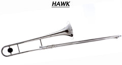 Hawk Nickel Plated Slide Bb Trombone with Case and Mouthpiece