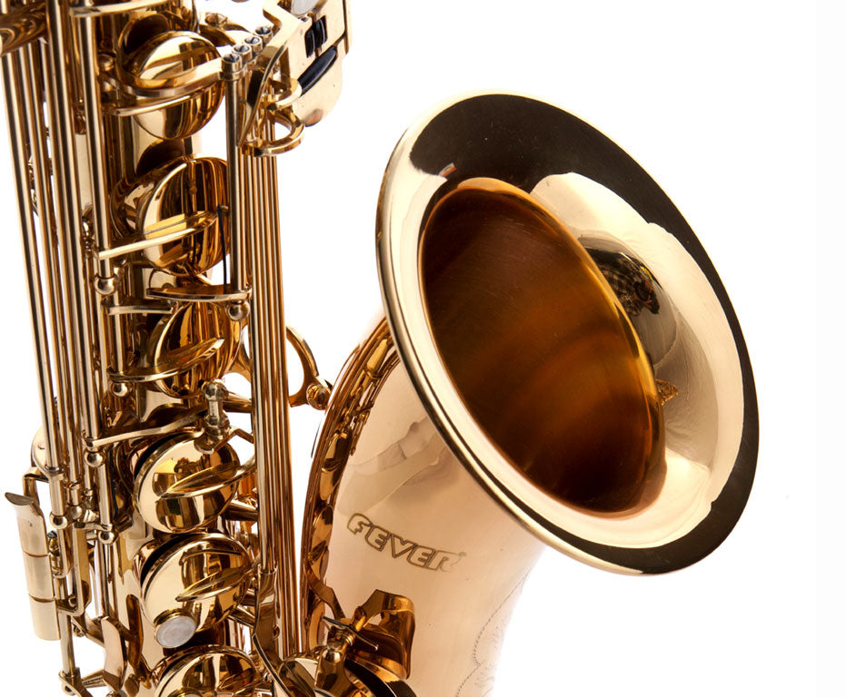 Fever Tenor Saxophone Lacquered Gold with Case, Mouthpiece and Reed