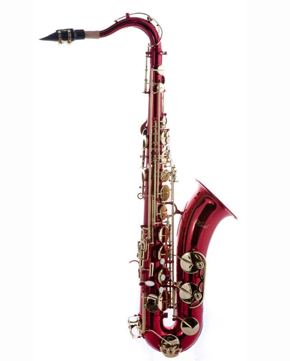 Hawk Red Tenor Saxophone with Case, Mouthpiece and Reed