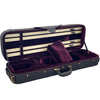 D'Luca Oblong Violin Case Burgandy 3/4