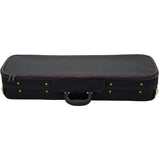D'Luca Oblong Violin Case Burgandy 3/4