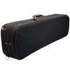 D'Luca Oblong Violin Case Burgandy 3/4