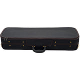 D'Luca Oblong Violin Case Burgandy 1/2