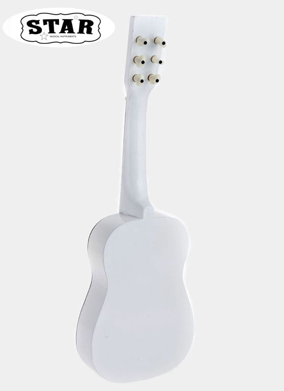 Star Kids Acoustic Toy Guitar 23 Inches Color White