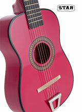 Star Kids Acoustic Toy Guitar 23 Inches Color Hot Pink
