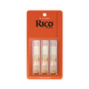 Rico by D'Addario Bb Clarinet Reeds, Strength 2, 3-pack