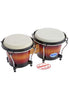 Fever Tunable Bongos 8 & 7 Inch with Black Rims Sunburst Finish