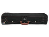 D'Luca Heavy Duty Oblong Violin Case 4/4 Black-Burgandy