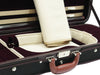 D'Luca Heavy Duty Oblong Violin Case 4/4 Black-Burgandy