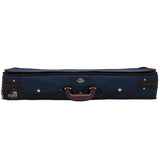 D'Luca Heavy Duty Oblong Violin Case 4/4 Blue-Blue