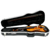 D'Luca Strauss 600 Stanza Violin 4/4 with SKB Molded Case, Dominant Strings and Tuner