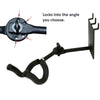 D'Luca 5.5" Guitar Hanger Adjustable Fits Slatwall And Peg Wall