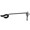 D'Luca 9" Right Facing Fixed Angle Guitar Hanger Fits Slatwall And Peg Wall