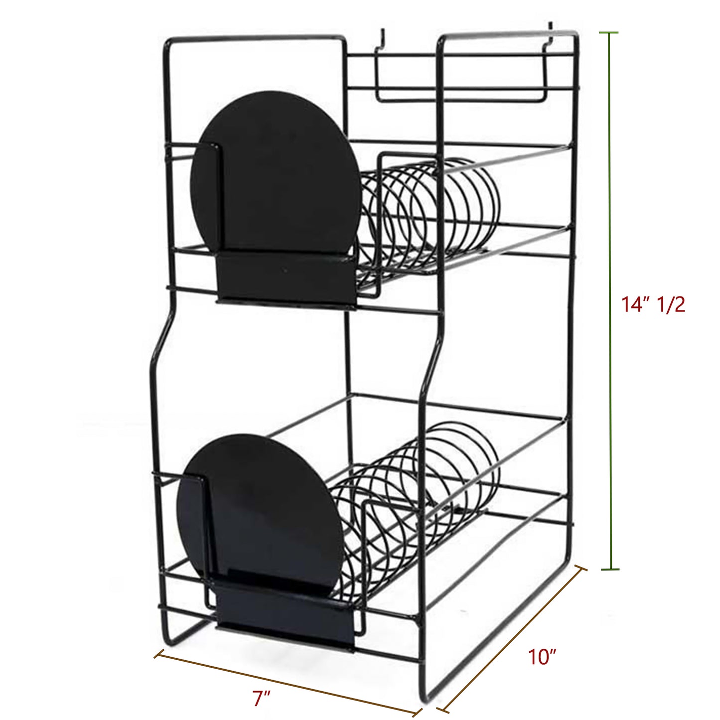 D'Luca Bass String Display Sized Strings 6"x 6". Fits Slatwall And Peg Wall
