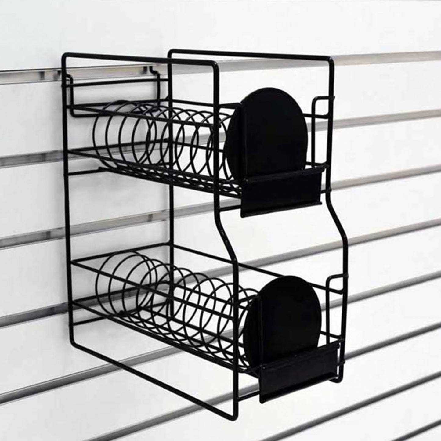D'Luca Bass String Display Sized Strings 6"x 6". Fits Slatwall And Peg Wall