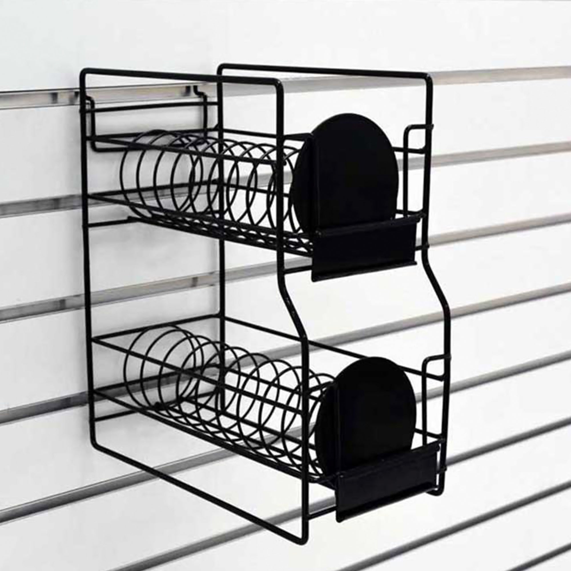 D'Luca Bass String Display Sized Strings 6"x 6". Fits Slatwall And Peg Wall
