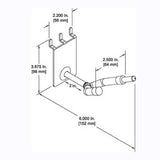 D'Luca 2" Violin/Viola Hanger w/Bow Holder  Fits Slatwall And Peg Wall