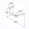 D'Luca 2" Violin/Viola Hanger w/Bow Holder  Fits Slatwall And Peg Wall
