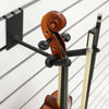 D'Luca 5.5" Violin / Viola Hanger Adjustable with Bow Holder Fits Slatwall And Peg Wall