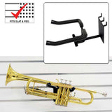D'Luca Horizontal Trumpet Holder Fits Slatwall And Peg Wall