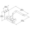 D'Luca Horizontal Trumpet Holder Fits Slatwall And Peg Wall