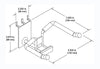D'Luca Horizontal Trumpet Holder Fits Slatwall And Peg Wall