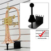 D'Luca Flugelhorn & Soprano Saxohone Holder Fits Slatwall And Peg Wall