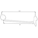 D'Luca 10" Cymbal Display Arm Holder Fits Slatwall