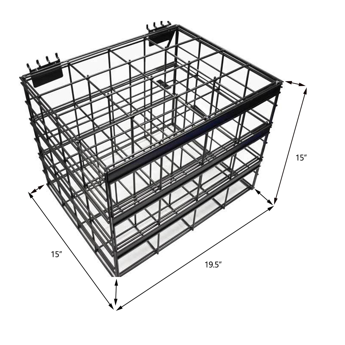 D'Luca 12 pockets Drum Stick Bin For Floor Or Slatwall And Peg Wall