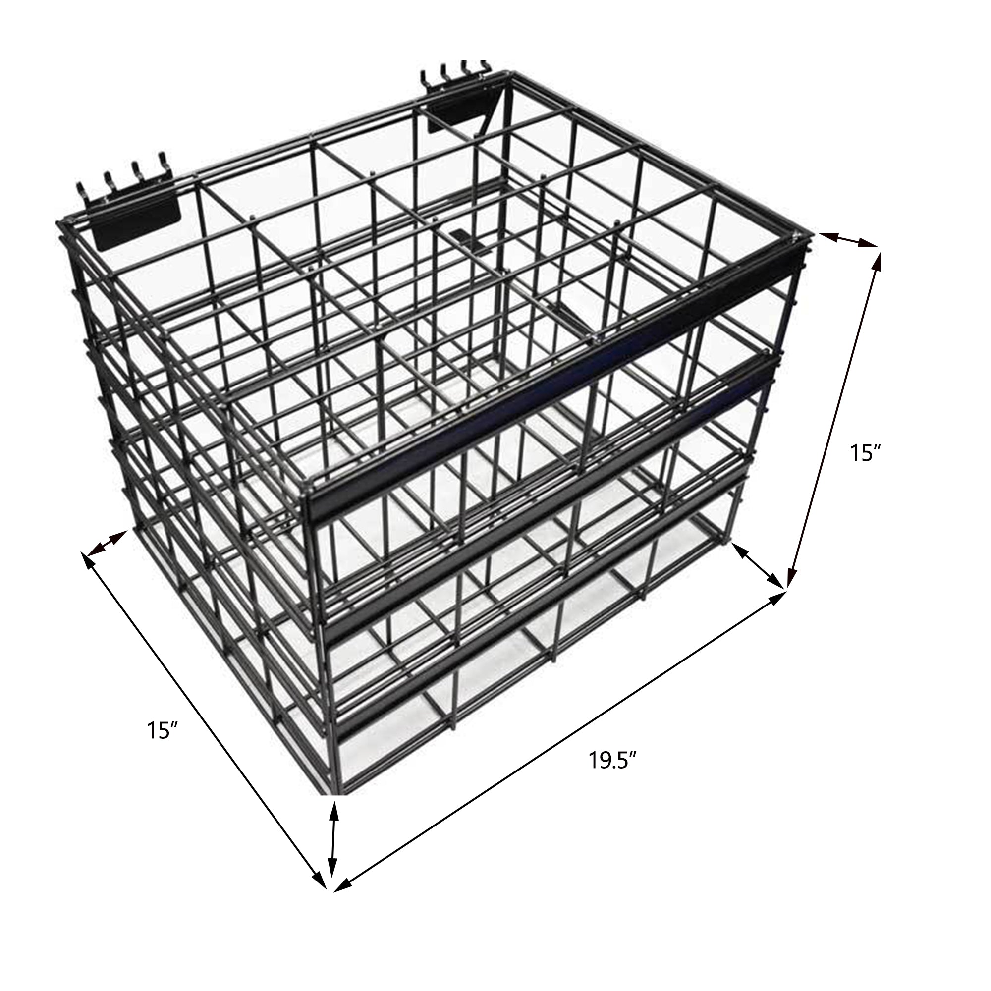 D'Luca 12 pockets Drum Stick Bin For Floor Or Slatwall And Peg Wall