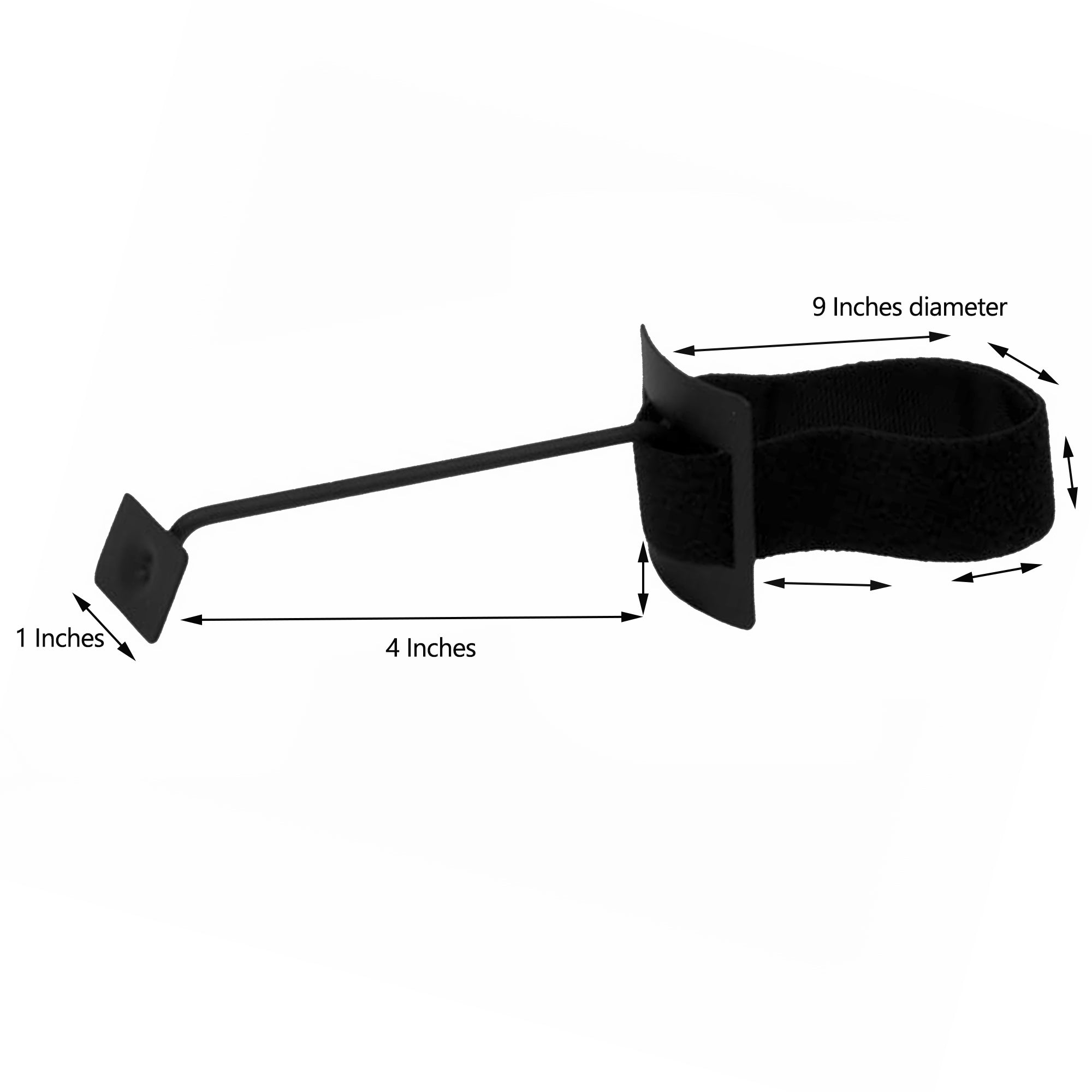 D'Luca 8" Drum Sign Holder Mount With Velcro