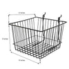 D'Luca Multi Purpose Basket Fits Slatwall And Peg Wall