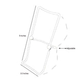 D'Luca Lalge Folding Tablet Stand, White