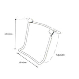 D'Luca Small Folding Tablet Stand, Black
