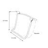 D'Luca Small Folding Tablet Stand, Black