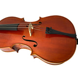 D’Luca Student Ebony Fitted Cello With Padded Gig Bag, Bow, Rosin, 1/2 Half Size