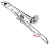 Rossetti Bb Piston Valve Trombone Nickel Plated