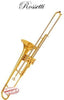 Rossetti Bb Piston Valve Trombone Gold Lacquer