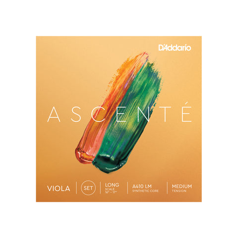 D'Addario Ascenté Viola String Set, Long Scale, Medium Tension
