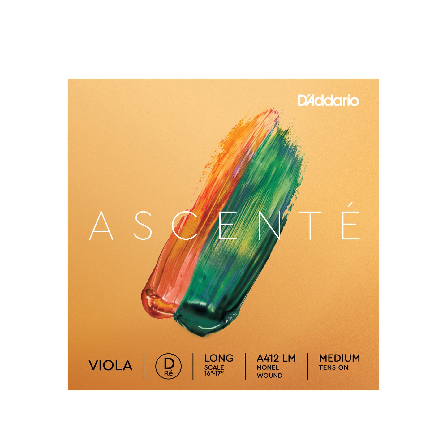 D'Addario Ascenté Viola D String, Long Scale, Medium Tension